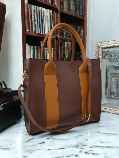 ITALIAN TOTE-BROWN