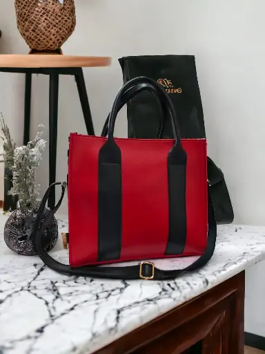 ITALIAN TOTE-RED